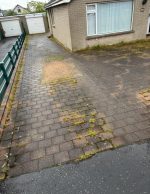 driveway over grown dirty ground