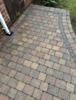 power washed and cleaned beside upvc