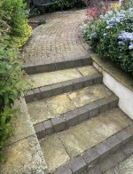 steps garden cleaning dirty