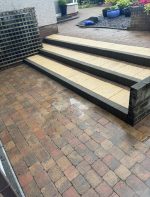 steps cleaned and dirt filth removed