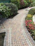 ground cleaned beside flower beds