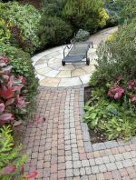 patio cleaned garden flowers