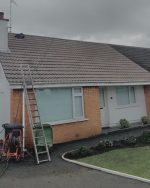roof after replacement of tiling tiles slate